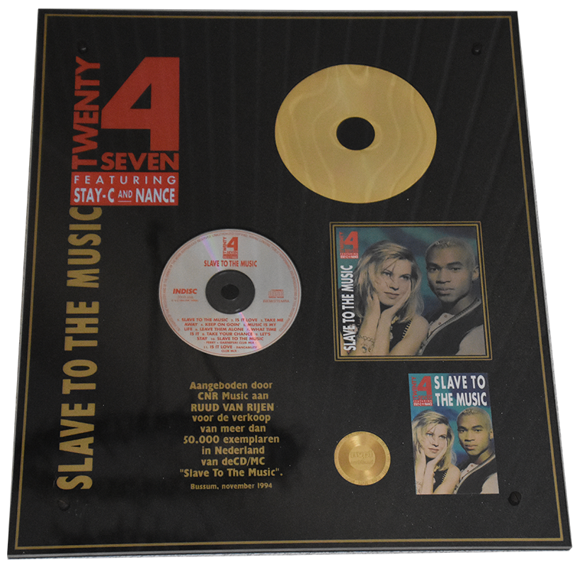 Slave to the music Album Gold Netherlands